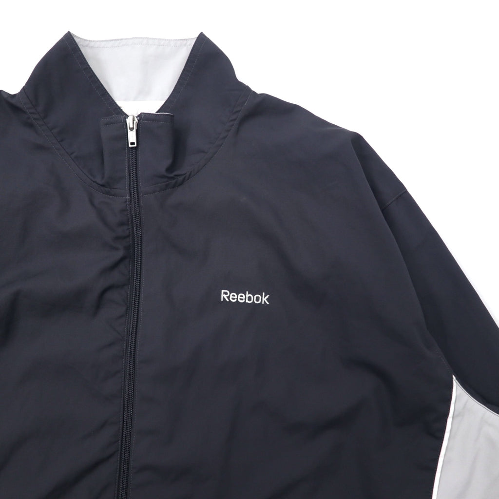 Reebok Track Jacket Jersey L Grey Polyester