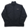 Bear USA 90s Stand Collar Nylon Jacket Jersey XL Black Logo Tape Sideline