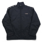 Bear USA 90s Stand Collar Nylon Jacket Jersey XL Black Logo Tape Sideline