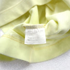 YVES SAINT LAURENT 90s Polo Shirt L Yellow Cotton Pique YSL Chest Pocket One Point Logo Embroidery