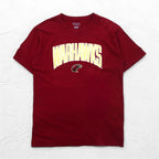 Champion College Embroidered T-Shirt, XL, Bordeaux, Cotton, WARHAWKS Arch Logo