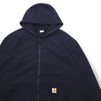 Carhartt Heavyweight Zip Front Hooded Sweatshirt 102974 Made in Mexico, 3XL, Navy