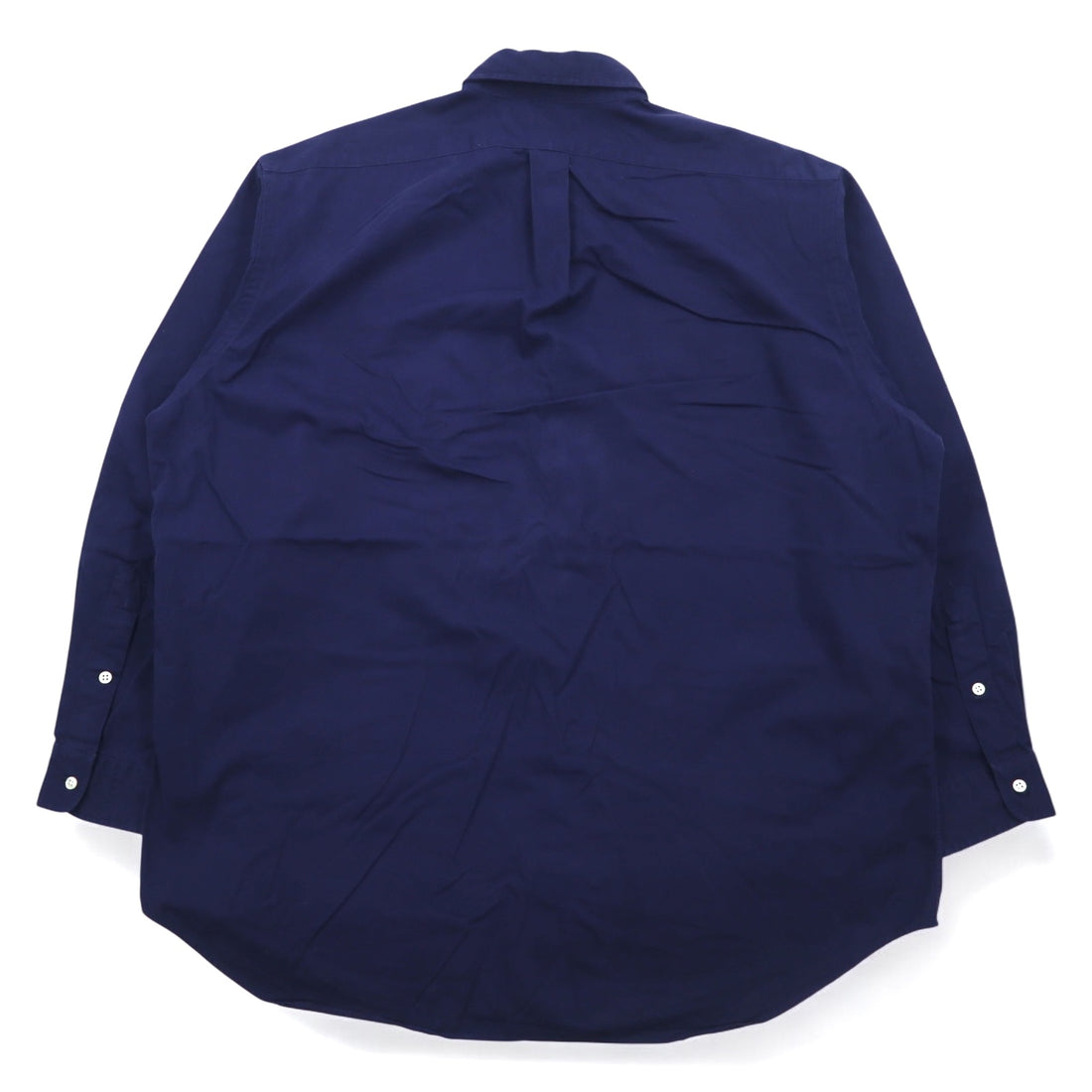 RALPH LAUREN 90s BLAKE Big Size Button Down Shirt XL Navy Small Pony Embroidery