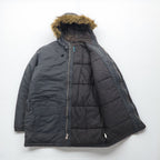 STUSSY 90年代 紺タグ N-3B フライトジャケット M ドローコード 中綿 ファー着脱式