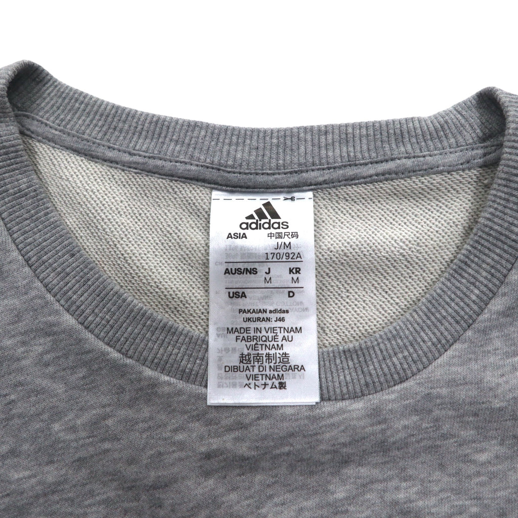 adidas Essentials Big Logo Sweatshirt M Grey Cotton GK9077