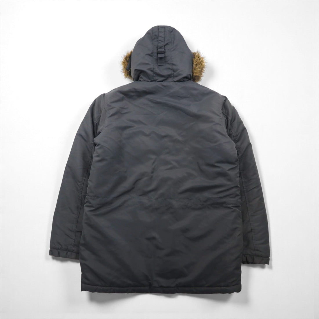 STUSSY 90年代 紺タグ N-3B フライトジャケット M ドローコード 中綿 ファー着脱式