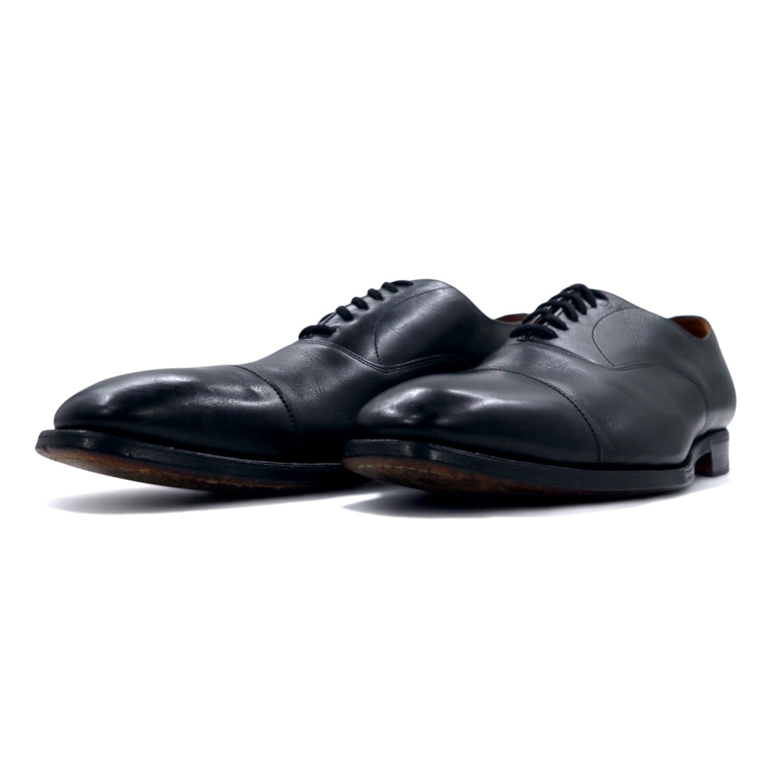 Church's Made in England CONSUL 73 Last Straight Tip Dress Shoes 29-29.5cm Black Calf Leather Custom Grade