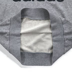 adidas Essentials Big Logo Sweatshirt M Grey Cotton GK9077