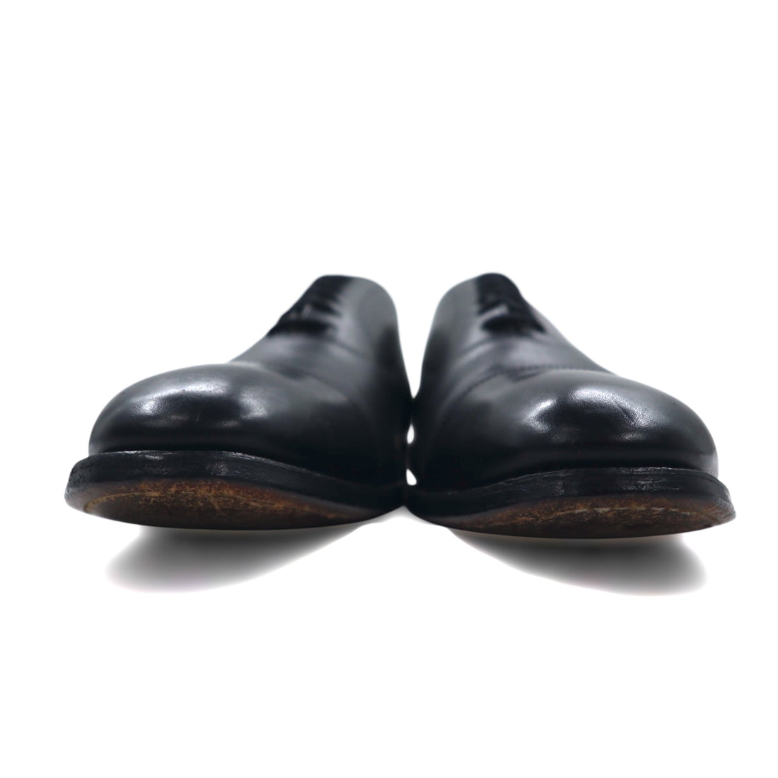 Church's Made in England CONSUL 73 Last Straight Tip Dress Shoes 29-29.5cm Black Calf Leather Custom Grade