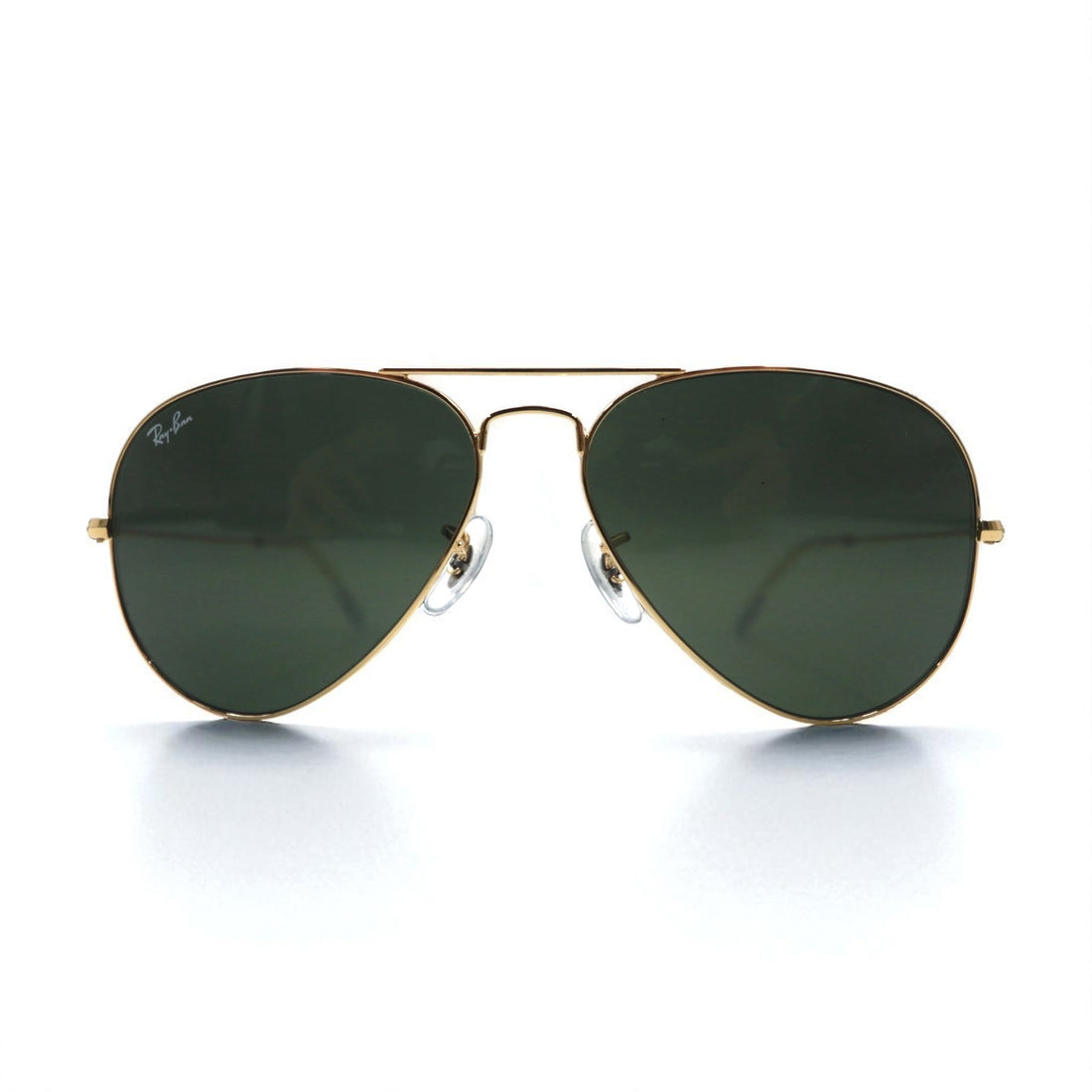 Ray-Ban Aviator Teardrop Sunglasses with Double Bridge, Large Metal, RB3025, 58-14, 135mm, 3N, Made in Italy