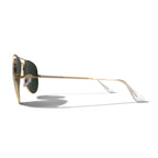 Ray-Ban Aviator Teardrop Sunglasses with Double Bridge, Large Metal, RB3025, 58-14, 135mm, 3N, Made in Italy