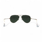 Ray-Ban Aviator Teardrop Sunglasses with Double Bridge, Large Metal, RB3025, 58-14, 135mm, 3N, Made in Italy