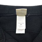 THE NORTH FACE Stand Collar Fleece Jacket, Size S, Black, Drawcord, High Neck