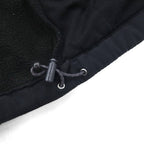 THE NORTH FACE Stand Collar Fleece Jacket, Size S, Black, Drawcord, High Neck