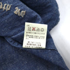 TMT Souvenir Embroidered Chambray Shirt M Indigo Blue BIG HOLIDAY Made in Japan
