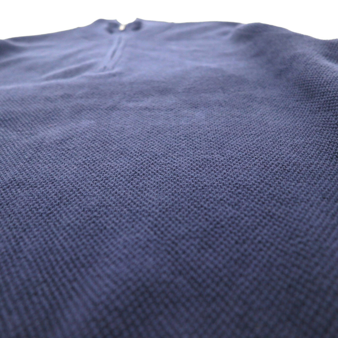 Brooks Brothers Half-Zip Driver's Knit Sweater, Size M, Navy, High Neck