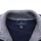 Brooks Brothers Half-Zip Driver's Knit Sweater, Size M, Navy, High Neck