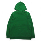 NAPAPIJRI Pullover Hoodie, Medium, Green, Cotton, Fleece Lining, Front Pocket