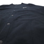 FLIP THE SCRIPT 90s Short Sleeve Sweat Jacket, Stadium Jacket, 2XL, Black, Snap Buttons, Slash Pockets