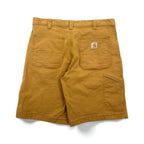 Carhartt リラックスフィット ダック地 ショート ワークパンツ RUGGED FLEX RIGBY WORK SHORTS ハーフパンツ L ベージュ 102514