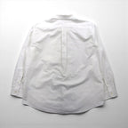 LLBean Oxford Button-Down Shirt, XL, White, Chest Pocket, Slightly Fitted, 256513