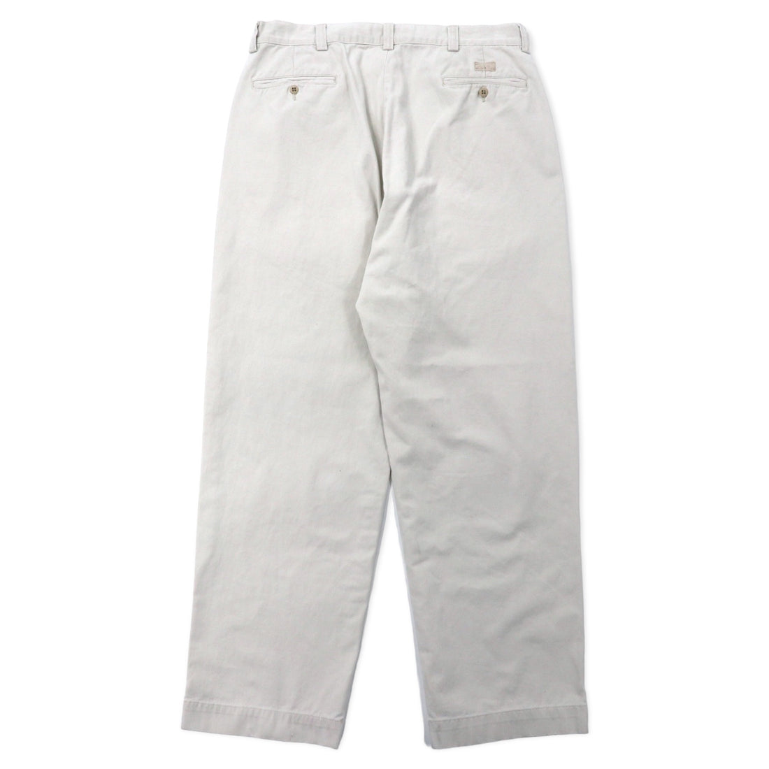 Polo by Ralph Lauren ワイドシルエット テーパード チノパンツ 35 ベージュ コットン PHILIP PANT メキシコ製