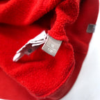 NAPAPIJRI Pullover Hoodie, Medium, Red, Cotton, Fleece Lining, Front Pocket