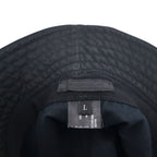 Prada technical fabric bucket hat in black Linea Rossa Sport, made in Italy