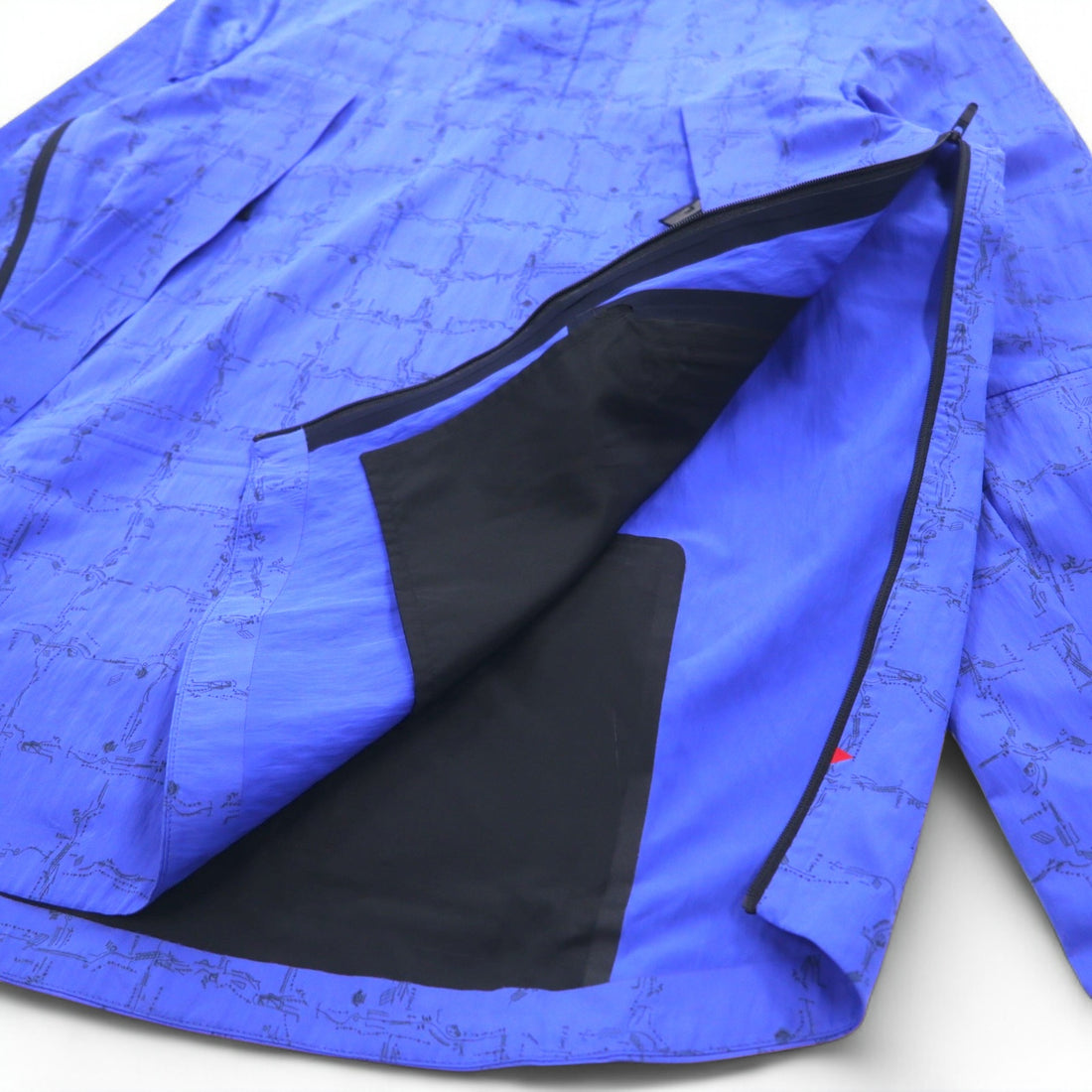 THE NORTH FACE RED LABEL × Slam Jam マウンテンパーカー アノラック S ブルー 総柄 パッカブル M1990 T92S5TS59 未使用品