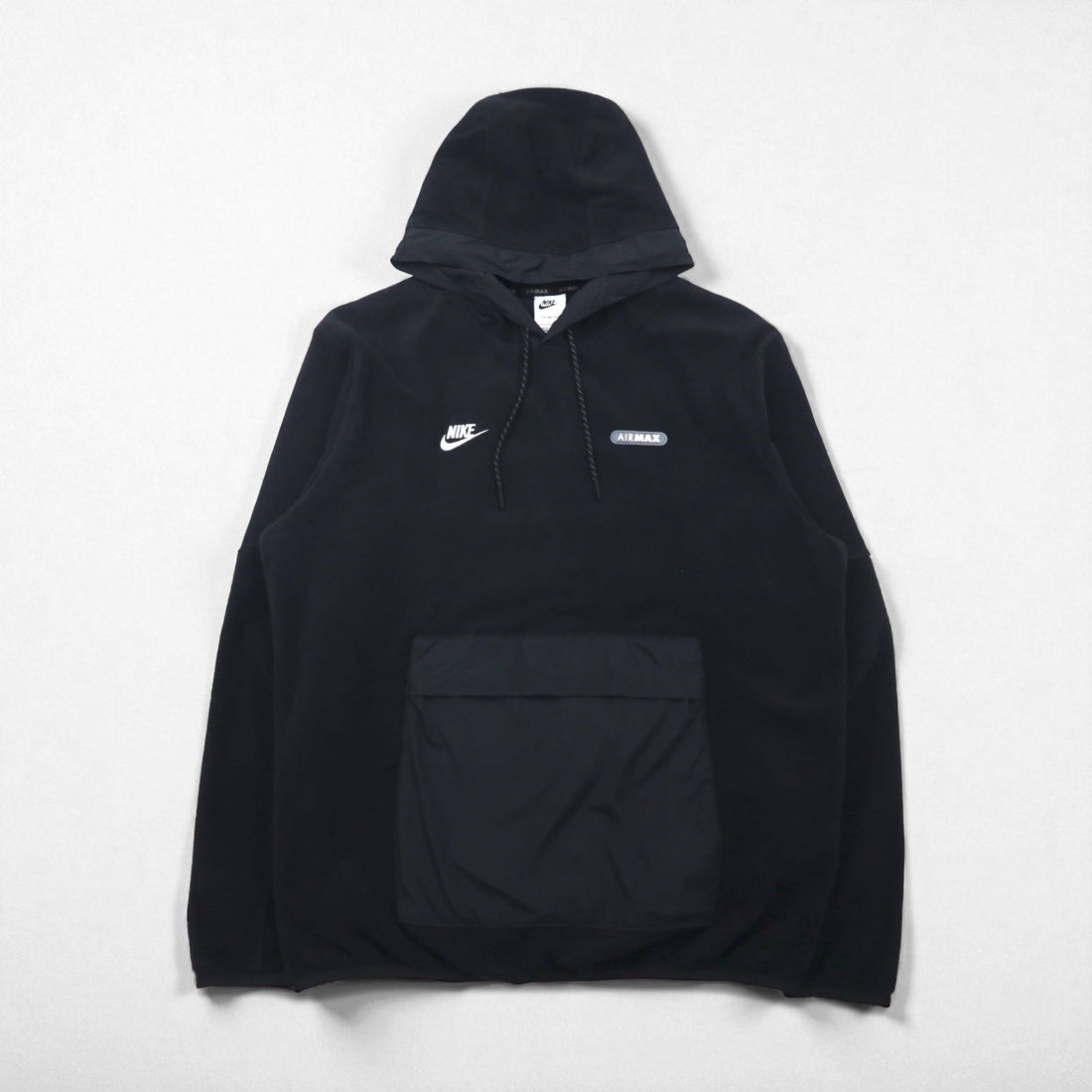 NIKE サーマフィット THERMA-FIT ポーラ フリース パーカー L ブラック カンガルーポケット FN7859-010