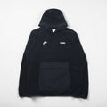 NIKE THERMA-FIT Polar Fleece Hoodie, Size L, Black, Kangaroo Pocket, FN7859-010