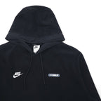 NIKE THERMA-FIT Polar Fleece Hoodie, Size L, Black, Kangaroo Pocket, FN7859-010