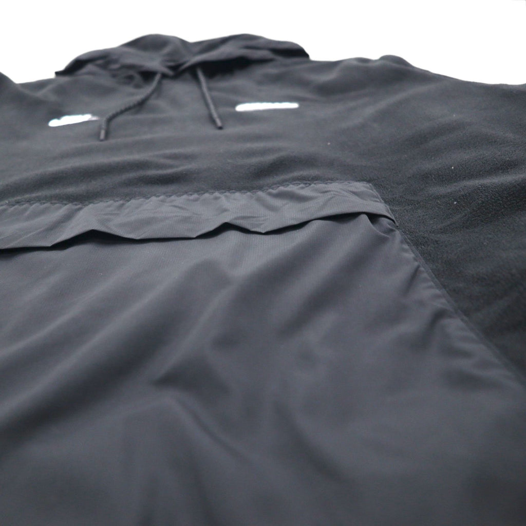NIKE THERMA-FIT Polar Fleece Hoodie, Size L, Black, Kangaroo Pocket, FN7859-010