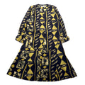 Vintage 90s Japan Made Retro Top and Skirt Set HORIBE Retro Setup Skirt XL All-over Pattern Made in Japan