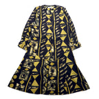 Vintage 90s Japan Made Retro Top and Skirt Set HORIBE Retro Setup Skirt XL All-over Pattern Made in Japan