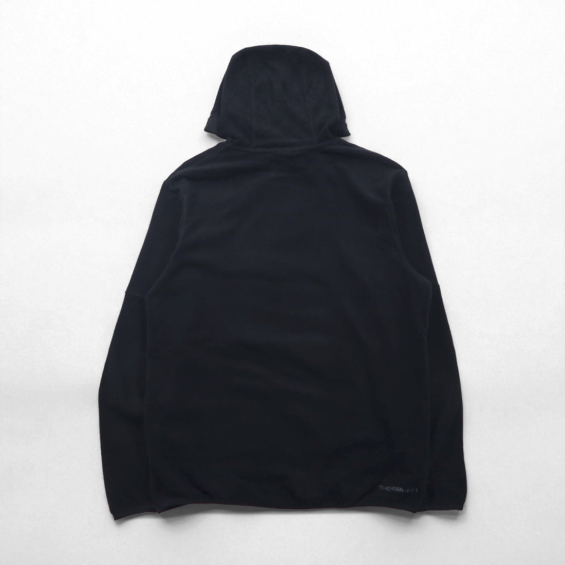 NIKE THERMA-FIT Polar Fleece Hoodie, Size L, Black, Kangaroo Pocket, FN7859-010
