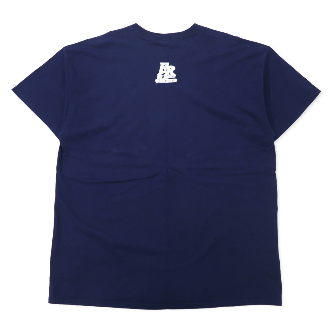 FRUIT OF THE LOOM Baseball Print T-Shirt XXL Navy Cotton Loftdez Big Size EL RENO INDIANS Made in Honduras
