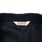 Vintage 90s USA Made Blazer MIKAEL YORK COLLECTION. 90s USA Made 2B Tailored Jacket Blazer, Navy Gabardine, Gold Buttons, Size XL.