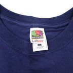 FRUIT OF THE LOOM Baseball Print T-Shirt XXL Navy Cotton Loftdez Big Size EL RENO INDIANS Made in Honduras