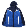 THE NORTH FACE 3WAY マウンテンパーカー XL ブルー HYVENT ハイベント 防水 ジップインジップ搭載 中綿 インサレーションライナー着脱式  A20Y