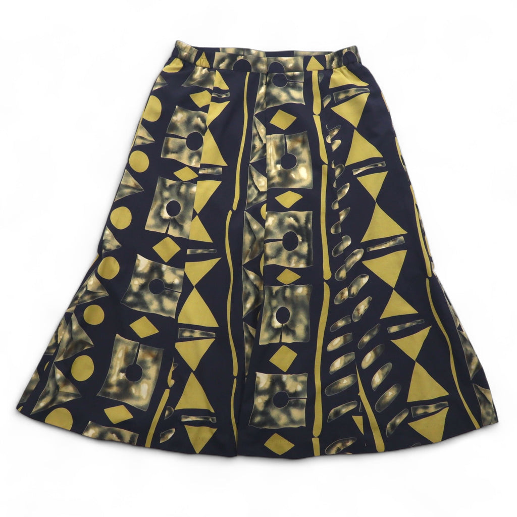 Vintage 90s Japan Made Retro Top and Skirt Set HORIBE Retro Setup Skirt XL All-over Pattern Made in Japan