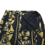 Vintage 90s Japan Made Retro Top and Skirt Set HORIBE Retro Setup Skirt XL All-over Pattern Made in Japan