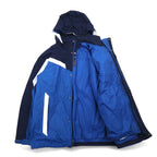 THE NORTH FACE 3WAY マウンテンパーカー XL ブルー HYVENT ハイベント 防水 ジップインジップ搭載 中綿 インサレーションライナー着脱式  A20Y