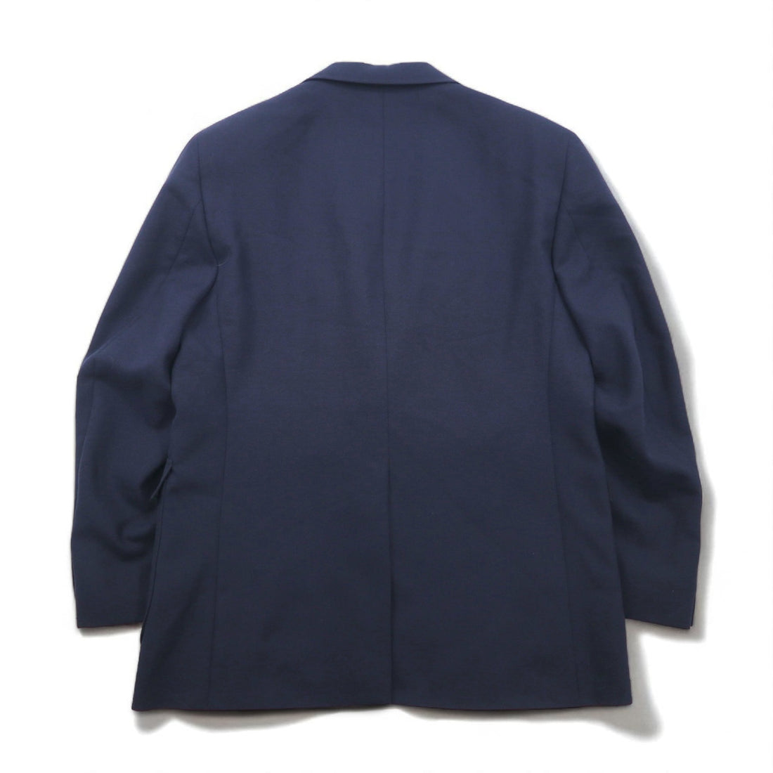 Vintage 90s USA Made Blazer MIKAEL YORK COLLECTION. 90s USA Made 2B Tailored Jacket Blazer, Navy Gabardine, Gold Buttons, Size XL.