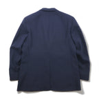 Vintage 90s USA Made Blazer MIKAEL YORK COLLECTION. 90s USA Made 2B Tailored Jacket Blazer, Navy Gabardine, Gold Buttons, Size XL.