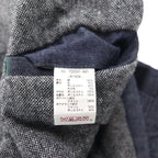 BLUE BLUE Waxed Denim Field Coat, M-51 Mod Coat, Size Small, Indigo, Double Zip, 700041-441, JK1434, Made in Japan