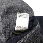 BLUE BLUE Waxed Denim Field Coat, M-51 Mod Coat, Size Small, Indigo, Double Zip, 700041-441, JK1434, Made in Japan