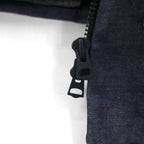 BLUE BLUE Waxed Denim Field Coat, M-51 Mod Coat, Size Small, Indigo, Double Zip, 700041-441, JK1434, Made in Japan