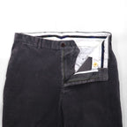 POLO GOLF RALPH LAUREN 90s Corduroy Chino Work Pants, Size L, Gray