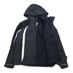 THE NORTH FACE 3WAY マウンテンパーカー S グレー HYVENT ハイベント 防水 中綿 インサレーションライナー着脱式 AR4J